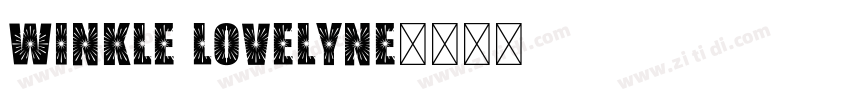 Winkle Lovelyne字体转换